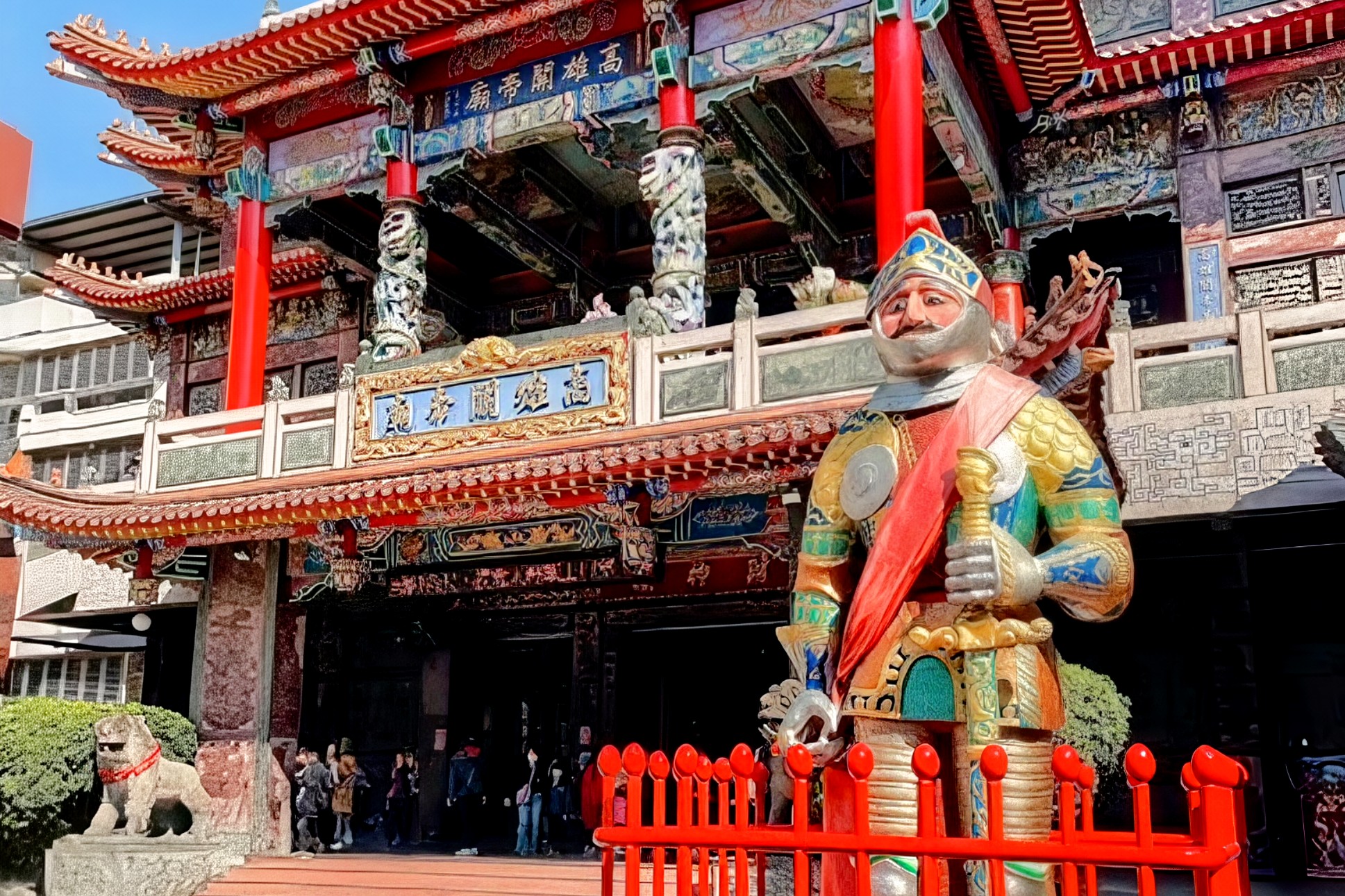 高雄關帝廟羅馬武士